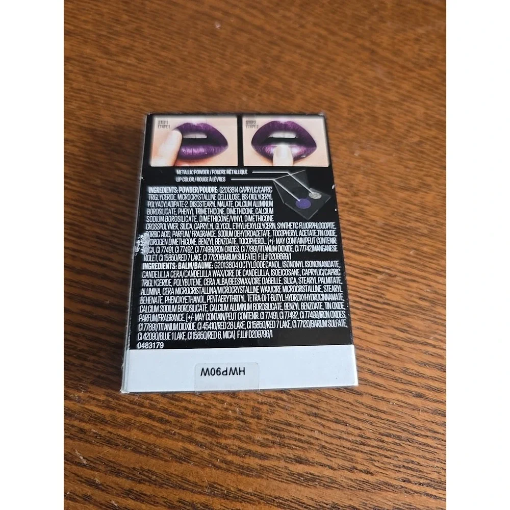 MAYBELLINE Python #25 Valiant Metallic Lip Kit Powder &‎ Balm New